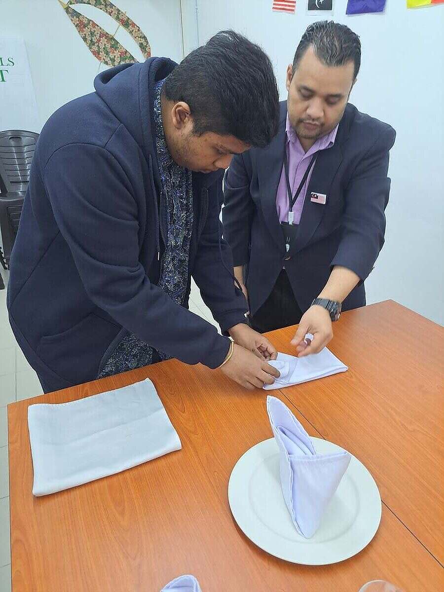 Hospitality practical training